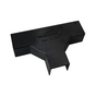 Sección en "T" Color Negro de PVC Auto Extinguible, Para Canaleta T...