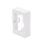 Caja Sin Fondo Universal, Color Blanco de PVC Auto Extinguible (7900-02002) |...