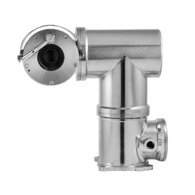 HANWHA VISION - TNU-X6320A2WT1-Z - Camara IP antiexplosion tipo punta de poste 2MP / 32X / IP67 / acero inoxidable / Conexión RJ45 / Certificacion cLCus C1 / D1