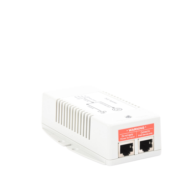 Inyector POE para Aplicación Solar, Entrada 18-36 Vcc, Salida en 56 Vcc, 802.3 af/at, 10/100/1000 Mbps, Hasta 35 Watts TYC...