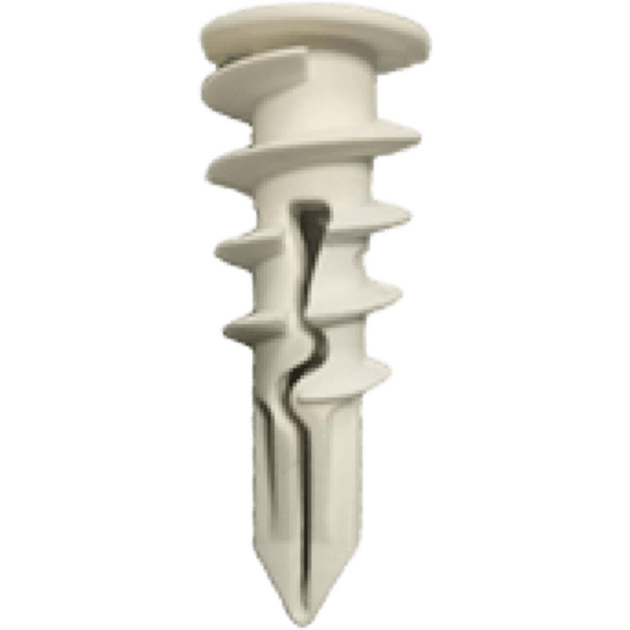 THORSMAN - TPDAP2.0 - Taco Auto-Perforable / Resistencia 35 kg en Panel Yeso 1/2" / Punta Expandible / Nylon con Fibra de Vidrio / 42 mm Altura / 40 Piezas