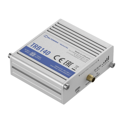 Router Industrial LTE 4G, con 1 puerto Ethernet 10/100/1000Mbps Gigabit TELTONIKA - Vista 2