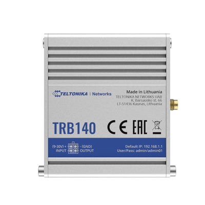 Router Industrial LTE 4G, con 1 puerto Ethernet 10/100/1000Mbps Gigabit TELTONIKA - Vista 3