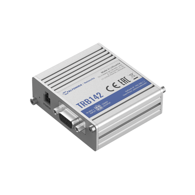 Gateway Industrial LTE 4G a Puerto Serial RS232 TELTONIKA - Vista 2