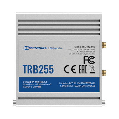Gateway Industrial Doble SIM LTE (Cat M1), Puertos Serial RS232/RS485 TELTONIKA - Vista 5