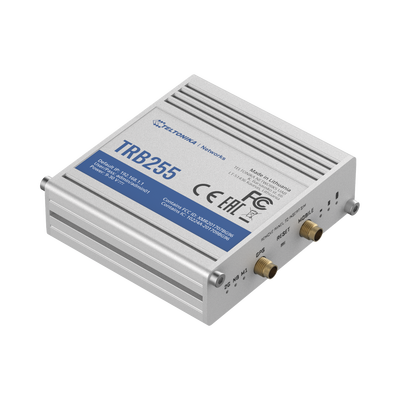 Gateway Industrial Doble SIM LTE (Cat M1), Puertos Serial RS232/RS485 TELTONIKA - Vista 3