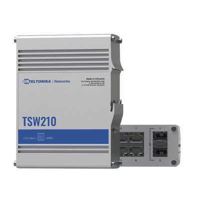 Switch Industrial No-Administrable 8 puertos Gigabit, 2 SFP 1G TELTONIKA - Vista 4