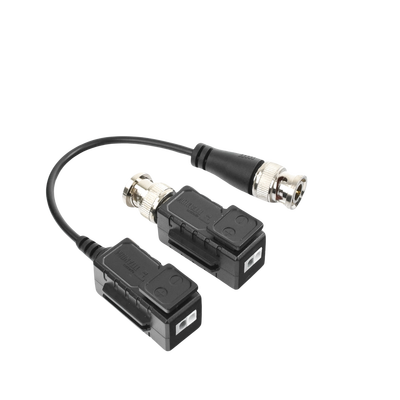 Kit de Transceptores (Baluns) con Terminal PUSH SUPERIOR, Resolución 4K , Cable flexible COAXIAL Blindado / COAXITRON / AU...