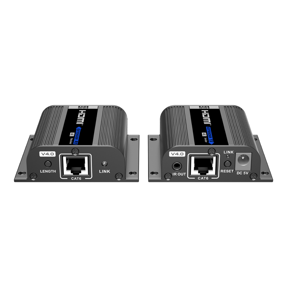 Kit Extensor HDMI / Transmisión 70 m (229.7 ft) a 1080p / 40 m (131.2 ft) a 4K@30Hz / PoC / Salida Loop / HDCP / Audio 7.1 | SIERRA STORE