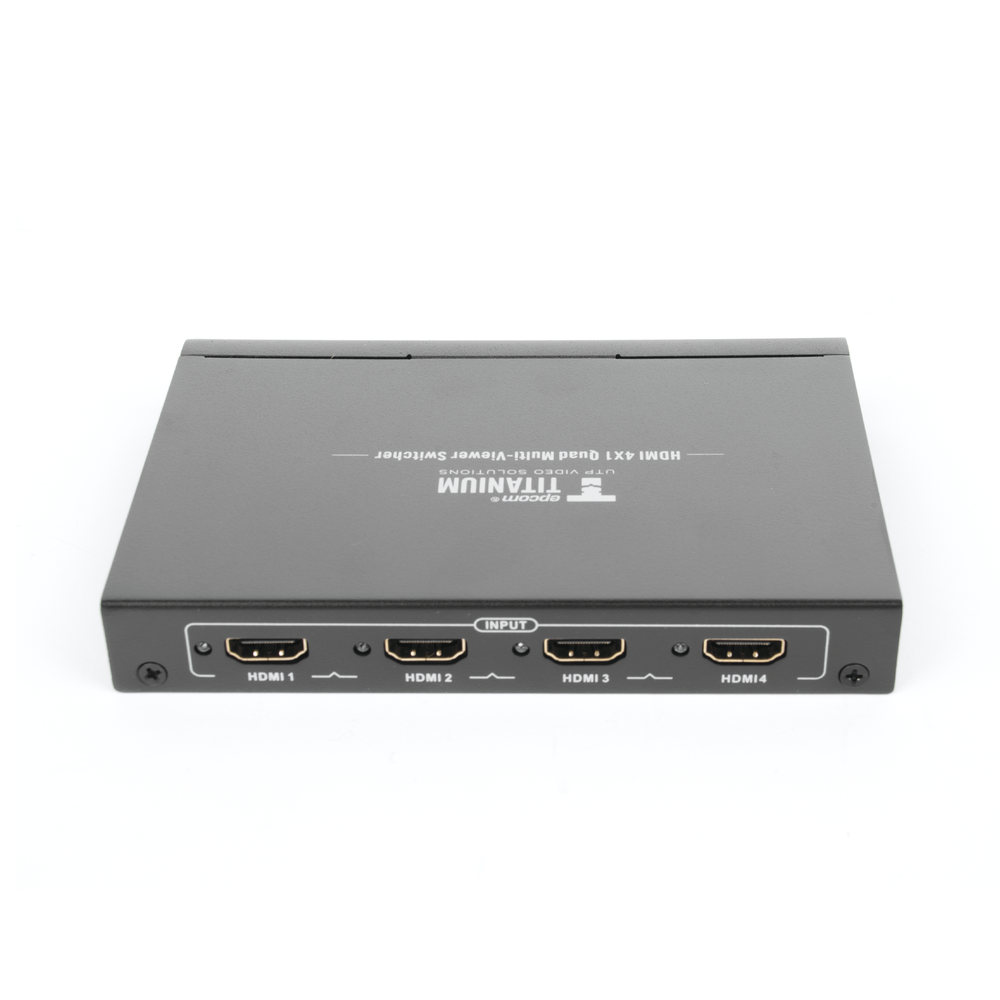 Switch Multiviewer HDMI / 4 Entradas a 1 Salida / 1080p @ 60Hz / Quad / Full Screen / Dual / Control Remoto | SIERRA STORE