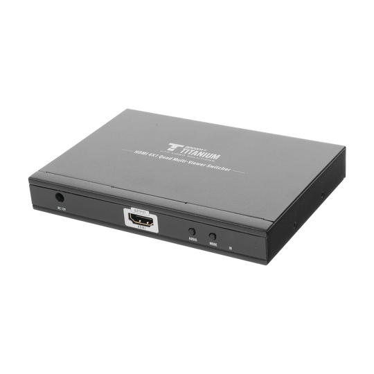 Switch Multiviewer HDMI / 4 Entradas a 1 Salida / 1080p @ 60Hz / Quad / Full Screen / Dual / Control Remoto | SIERRA STORE