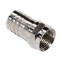 Conector F Macho, Plegable de Doble Blindaje para cable RG-6, Cuerpo de Bronc...