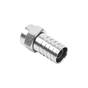 Conector F Macho, Plegable de Doble Blindaje para cable RG-59, Cuerpo de Bron...