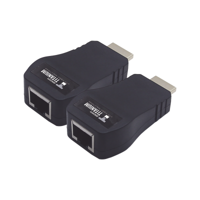 Kit Extensor 25m convertidor Señal HDMI a UTP (Cat5e/Cat 6)  / Calidad PREMIUM | SIERRA STORE - EPCOM TITANIUM