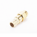 Conector SMA Macho Inverso / Anillo Plegable / Cables RG-8/X, LMR-240, Belden 9258 / Cuerpo Bronce Oro / Aislante Teflón | SIERRA STORE
