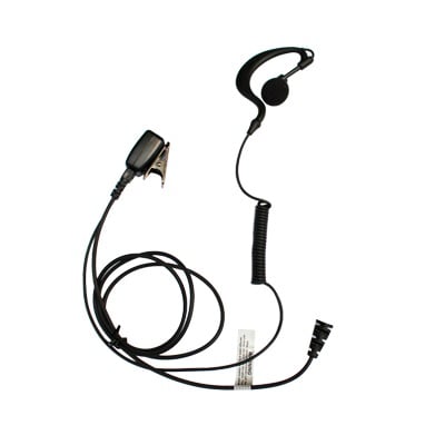 Micrófono de solapa con auriculares de gancho en forma de G para Motorola HT750/1250/1550/PRO5150/5550/7150 - TXPRO