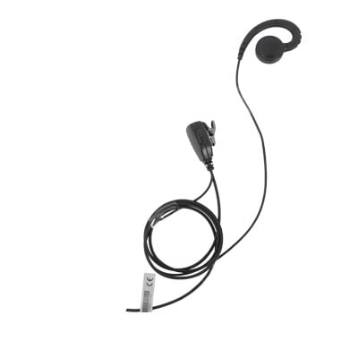 Micrófono de solapa con audífono ajustable al oído para HYT TC-700,TC-610,TC-620,TC-620H,TC-510,TC-585,TC-550S,TC-518,TC-5...