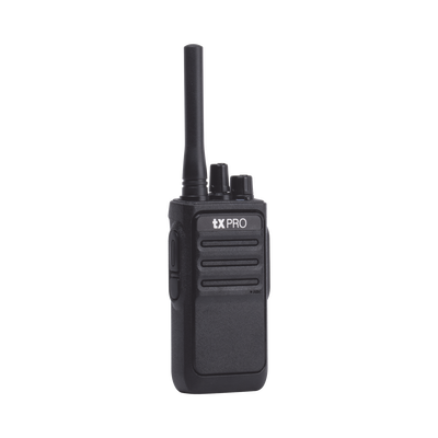 Radio Portátil UHF 400-470 MHz, 16 canales, 2 Watts de potencia. Comunicación Clara en su Negocio - TXPRO