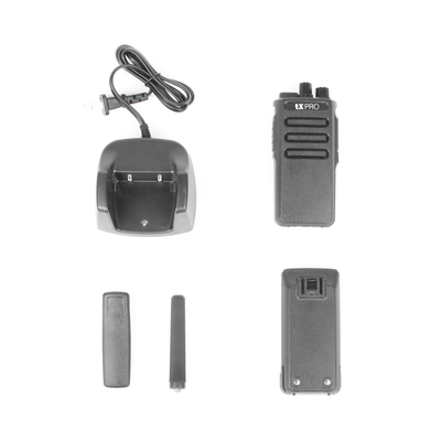 Radio Portátil VHF, 5W de Potencia, Scrambler de Voz, Alta Cobertura, 136-174 MHz, 16 canales preconfigurados | SIERRA STORE 