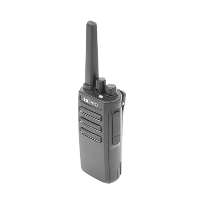 Radio Portátil VHF, 5W de Potencia, Scrambler de Voz, Alta Cobertura, 136-174 MHz, 16 canales preconfigurados - TXPRO
