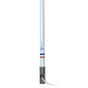 Antena marina VHF en fibra de vidrio con base de acero inoxidable en rango de...