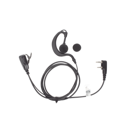 Micrófono - audífono de gancho ajustable al oído con conector de dos pines para KENWOOD Y TXPRO TXPRO - Vista 4