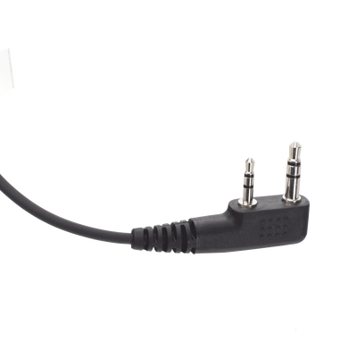Micrófono - audífono de gancho ajustable al oído con conector de dos pines para KENWOOD Y TXPRO TXPRO - Vista 7