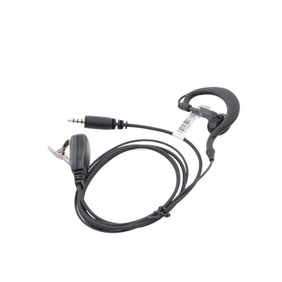Micrófono - audífono de solapa ajustable al oído para KENWOOD PKT23K TXPRO - Vista 2