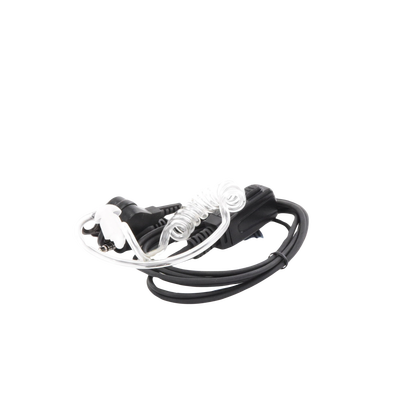 Micrófono - audífono de solapa con tubo acústico transparente para KENWOOD PKT23K con tubo acústico de PU (grado médico) T...