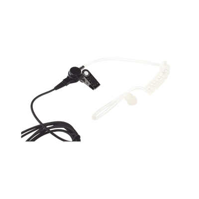 Micrófono - audífono de tubo acústico de grado médico transparente con conector de dos pines para KENWOOD y TXPRO TXPRO - ...
