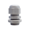 Conector Plástico Blanco Tipo Glándula para Rosca NPT 1/2" - TXPRO