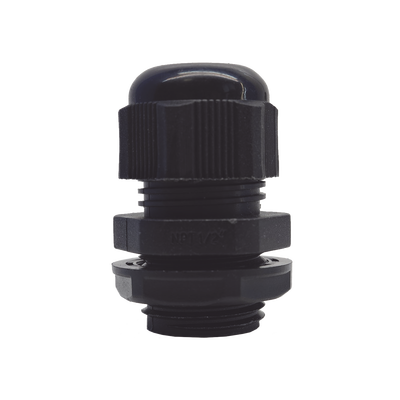 Conector Plástico Negro Tipo Glándula para Rosca NPT 1/2" - TXPRO
