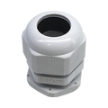 Conector Plástico Blanco Tipo Glándula para Rosca NPT 3/4" - TXPRO