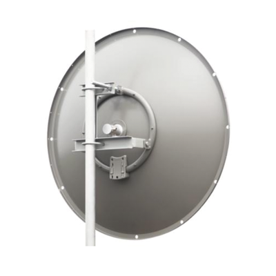 Antena direccional de 3 ft, 5.9 a 7.1 GHz, Ganancia 34 dBi, Conectores RP-SMA Hembra, Polarización doble, incluye montaje ...