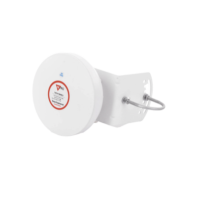 Antena Tipo Horn de 45 °, 15 dBi, 4.9 - 7GHz, Ideal para ambientes de alto ruido,  Tipo de conector RPSMA, con montaje y j...