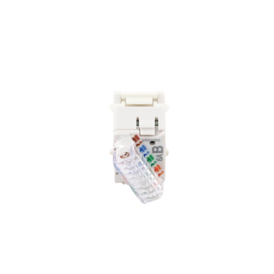 Jack Ultramax Cat6A, UTP, Tipo Keystone, Color Blanco, Punch Down SIEMON - Vista 2