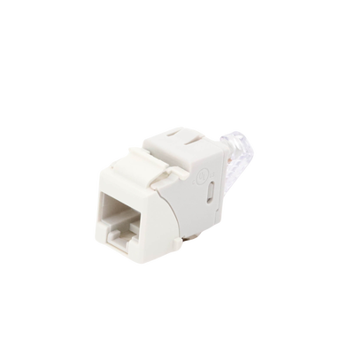 Jack Ultramax Cat6A, UTP, Tipo Keystone, Color Blanco, Punch Down SIEMON - Vista 4