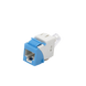 Jack Ultramax Cat6a, Utp, Tipo Keystone, Color Azul, Punch Down SIEMON - Vista 4
