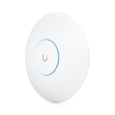 Punto de Acceso UniFi WiFi 6E Enterprise, alta densidad, hasta 600 usuarios, Mu-MIMO 4x4, bandas 2.4/5/6 Ghz, (1) puerto R...