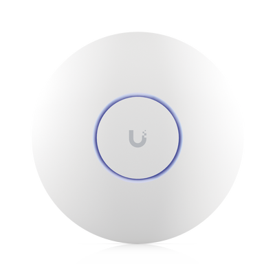 Punto de Acceso UniFi WiFi 6E Enterprise, alta densidad, hasta 600 usuarios, Mu-MIMO 4x4, bandas 2.4/5/6 Ghz, (1) puerto R...