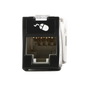 Jack Ultramax Cat6, UTP, Montaje Híbrido en Placa de Pared (Plano y Angulado)...