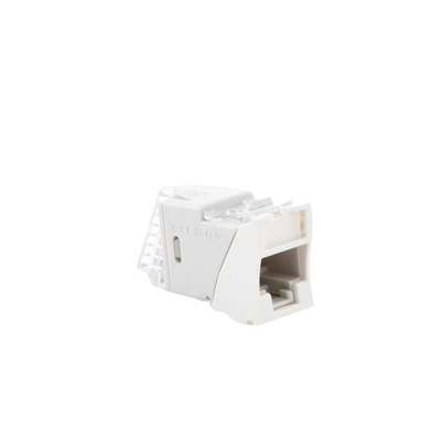 Jack Ultramax Cat6, UTP, Montaje Híbrido en Placa de Pared (Plano y Angulado), Color Blanco, Punch Down SIEMON - Vista 3