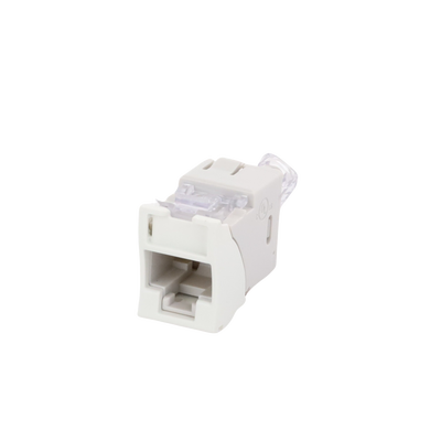 Jack Ultramax Cat6, UTP, Montaje Híbrido en Placa de Pared (Plano y Angulado), Color Blanco, Punch Down SIEMON - Vista 4