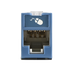 Jack UltraMAX Cat6, UTP, Montaje Híbrido en Placa de Pared (Plano y Angulado), Color Azul, Punch Down - SIEMON