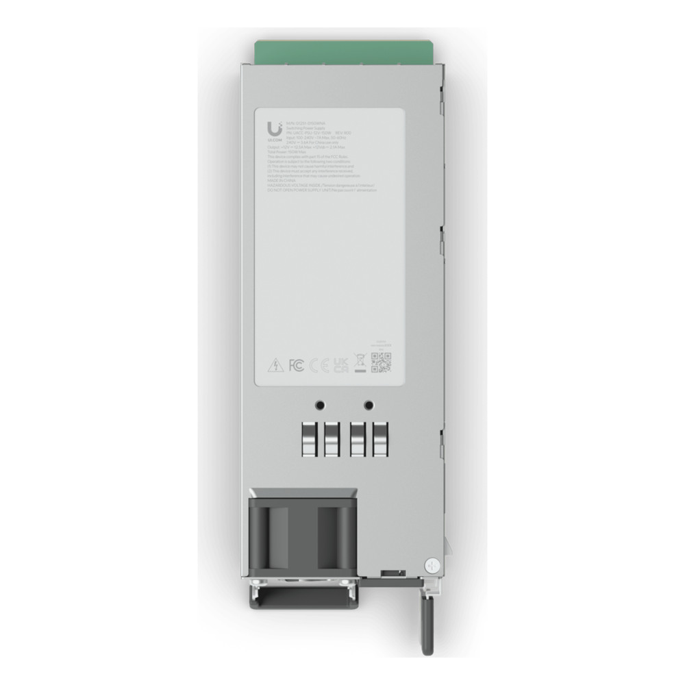 UBIQUITI - UACC-PSU-12V-150W - UBIQUITI UACC-PSU-12V-150W - UniFi Enterprise Fuente de Alimentación AC / 150W / 12V DC / Protección Sobretensió / Compatibilidad con