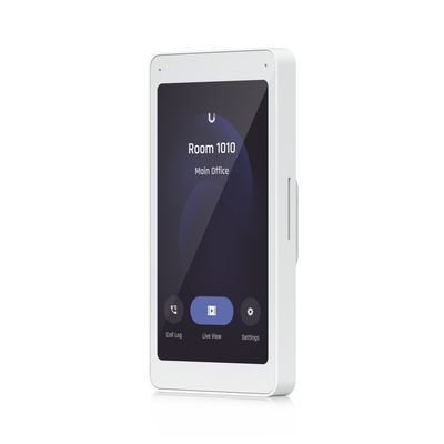 UniFi Intercom Viewer, monitor que se vincula a UA-INTERCOM, para visualizar y aperturar, pantalla táctil de 5", energizad...