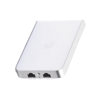 Access Point UniFI doble banda cobertura 180º, MI-MO 2x2 diseño placa de pared con dos puertos adicionales, hasta 100 usua...