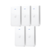 5 Access Point UniFI doble banda, cobertura 180°, MIMO 2x2 de pared para habitaciones de hotel. - UBIQUITI