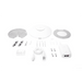 Access Point UniFi 3 Quad-radio MU-MIMO4x4 802.11ac Wave 2 con radio dedicado para seguridad WIPS contra intrusos, hasta 1...