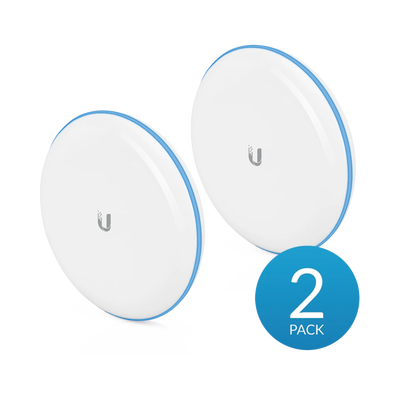 Kit UniFi Building Bridge de 1+ Gbps en 60 GHz con radio redundante en 5 GHz, alcance de hasta 500 m - UBIQUITI